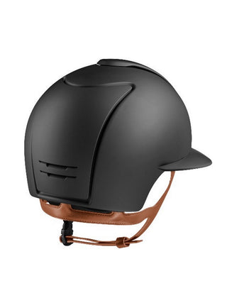 Kep Italia Riding Helmet Cromo 2.0 Matt Black Beige Chin Strap
