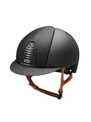 Kep Italia Riding Helmet Cromo 2.0 Matt Black Beige Chin Strap