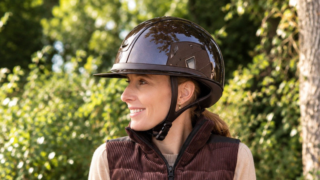Samshield 2.0 Paardrijhelm Miss Shield Shadowglossy Bruin