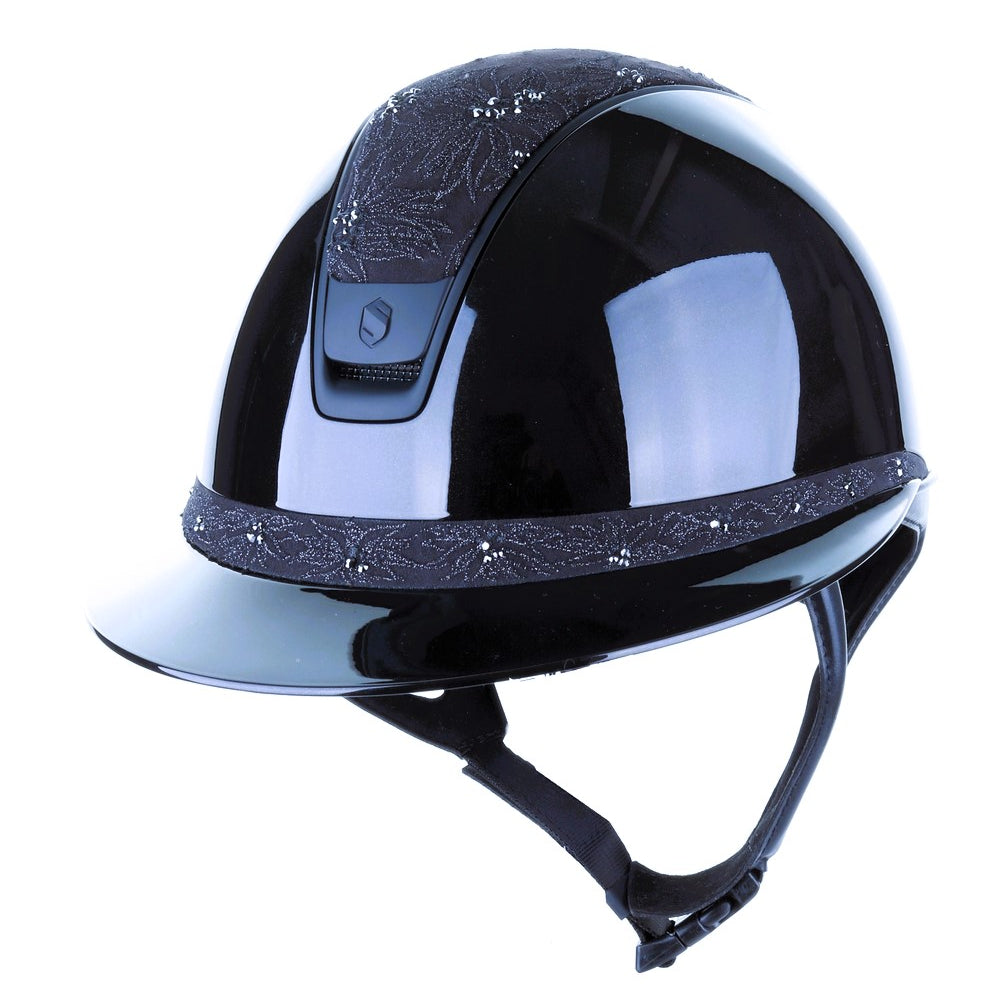 Samshield 2.0 Paardrijhelm Miss Shield Shadowglossy Spring Flower Navy Navy
