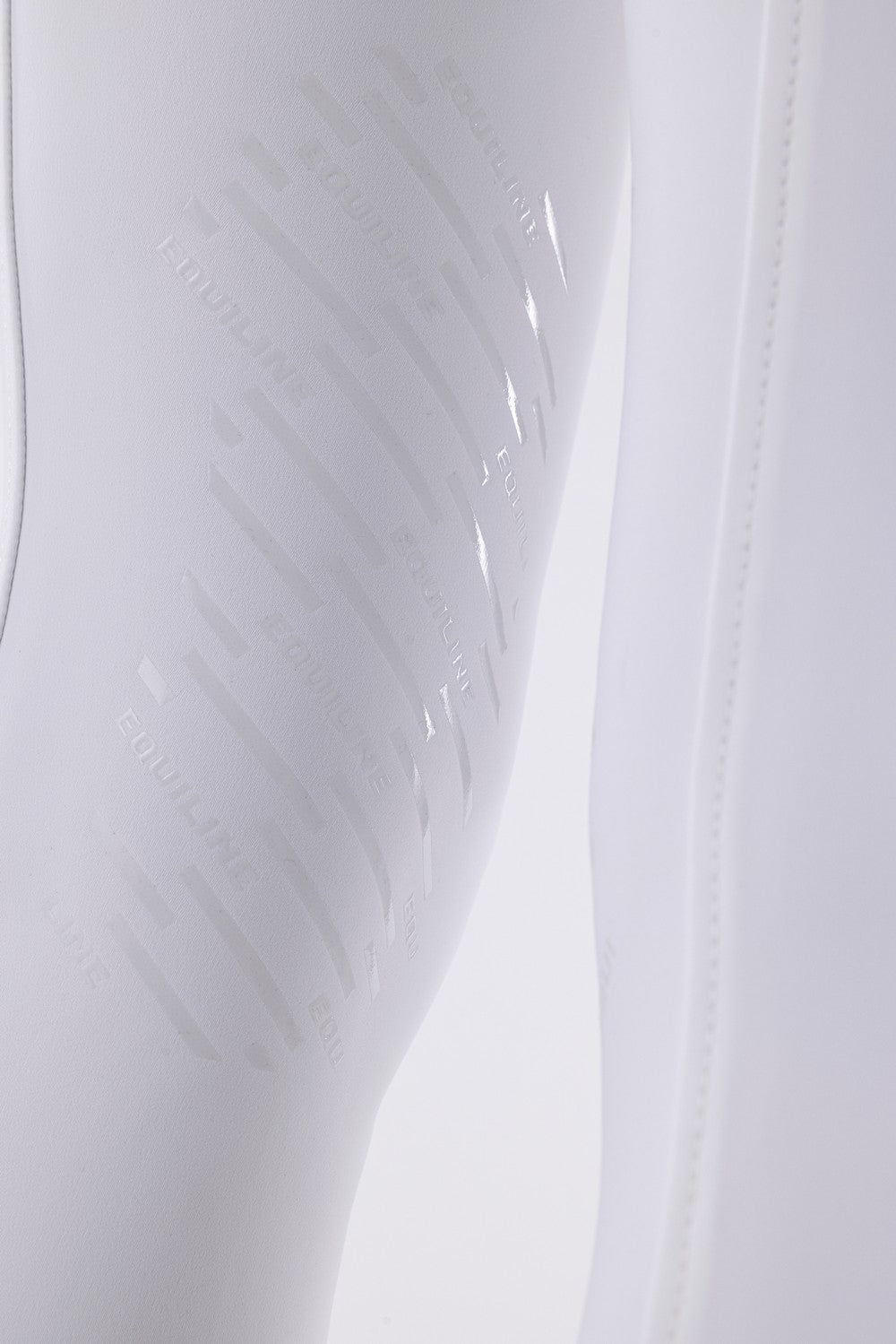 Equiline riding breeches knee grip Cornek White