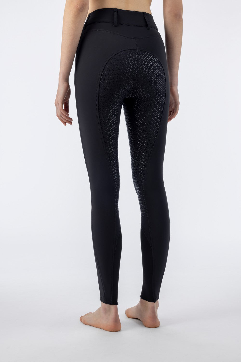 Equiline riding breeches women full grip high waist Crystalef Black