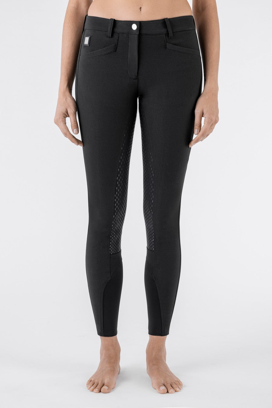 Equiline riding breeches full seat X-Grip Cedar Black