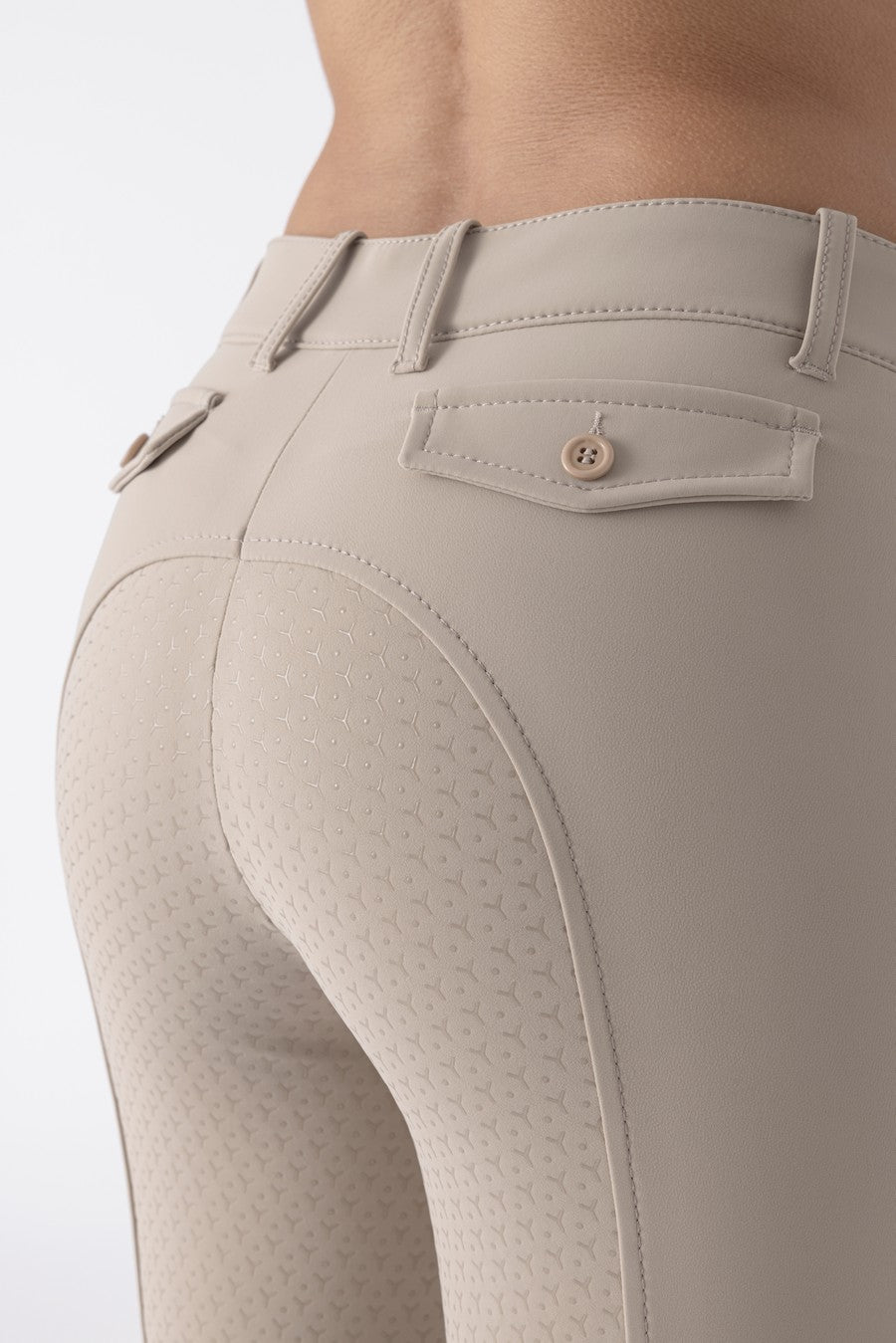 Equiline riding breeches ladies full grip Ceriek Beige
