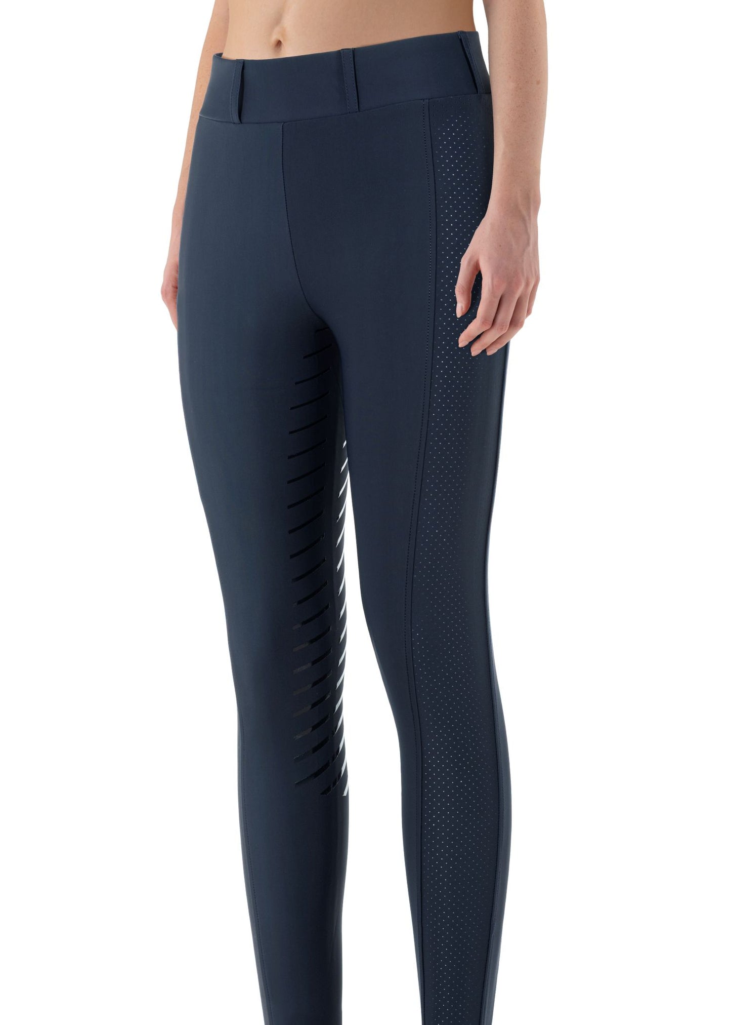 Equiline riding leggings full grip women Ceberfh Navy