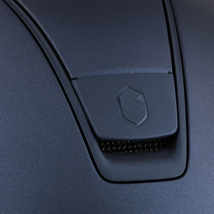 Samshield 2.0 Shadowmatt Darkline Paardrijhelm Navy