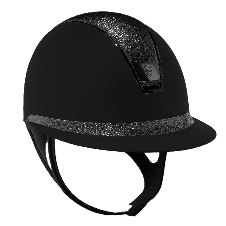 Samshield 2.0 Paardrijhelm Miss Shield Shadowmatt Ultra Fine Rock Zwart Zwart