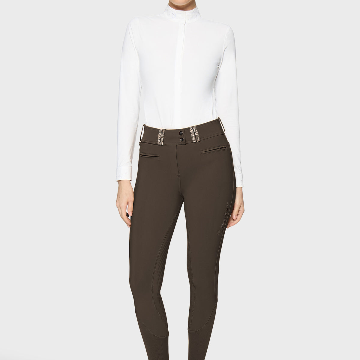 Samshield Breeches Full Grip Women Claranova Extra High Waist Mocha