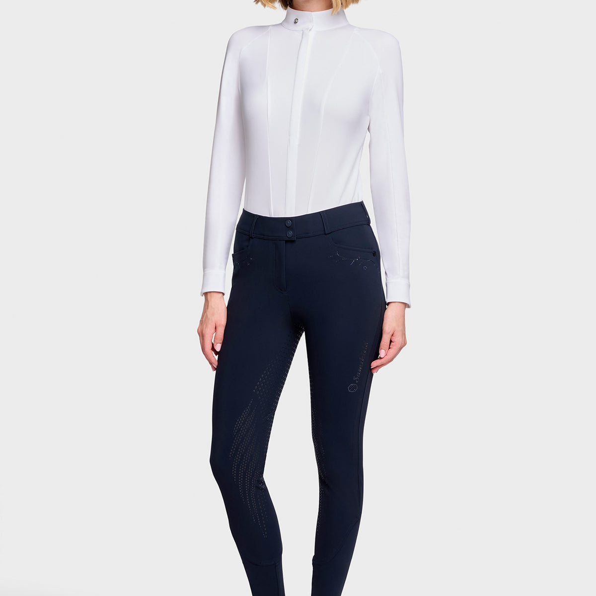 Samshield Breeches Full Grip Women Delice Floral Navy