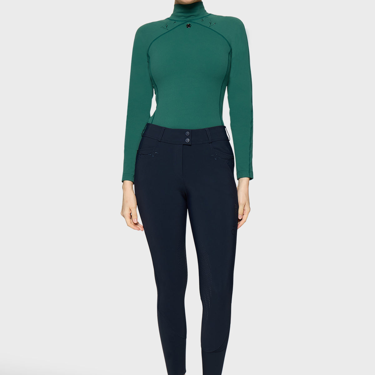 Samshield Breeches Knee Grip Women Delice Floral Navy