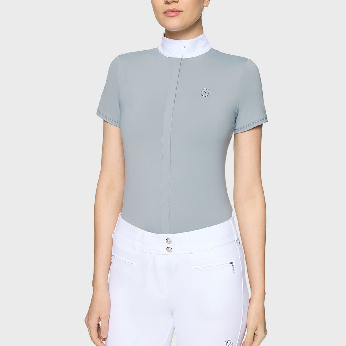 Samshield Show Shirt Short Sleeve Women Rosaline Grey