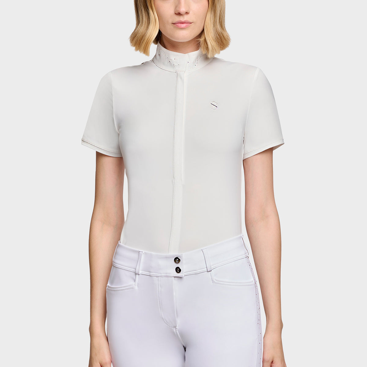 Samshield Show Shirt Short Sleeve Women Rosaline White