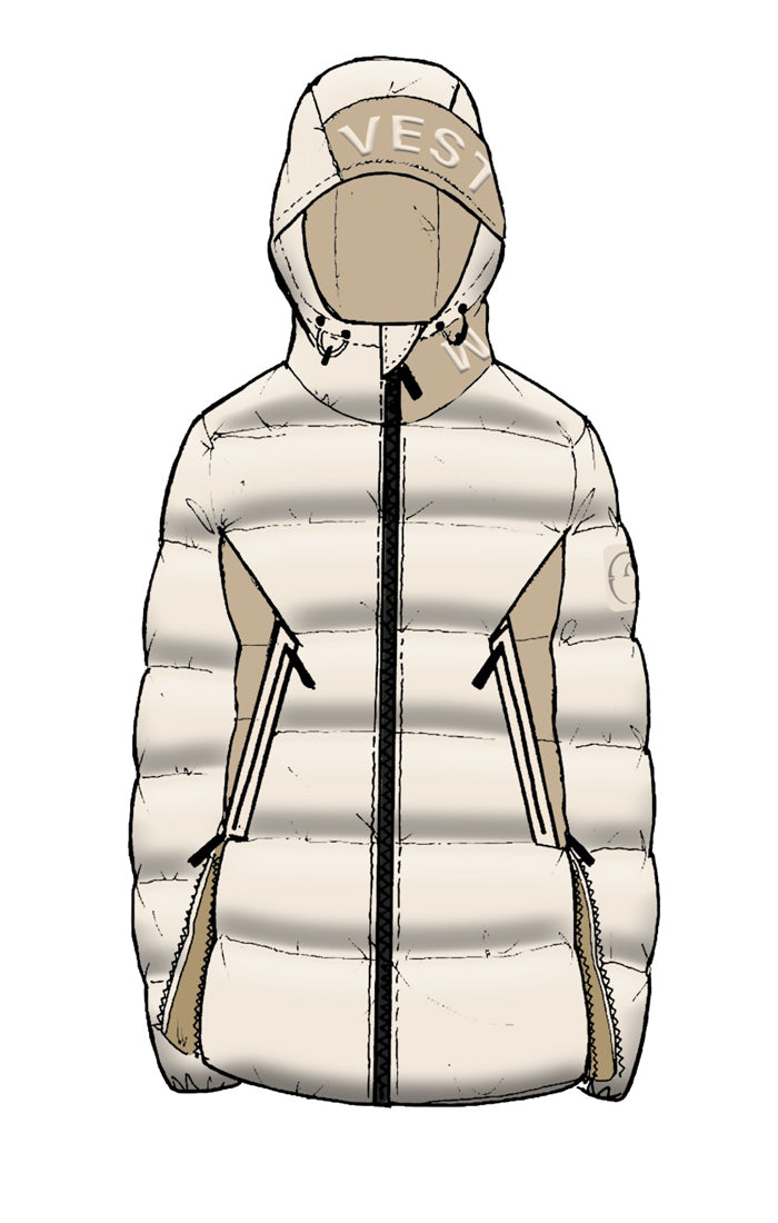 Vestrum padded jacket ladies Cordoba Wool