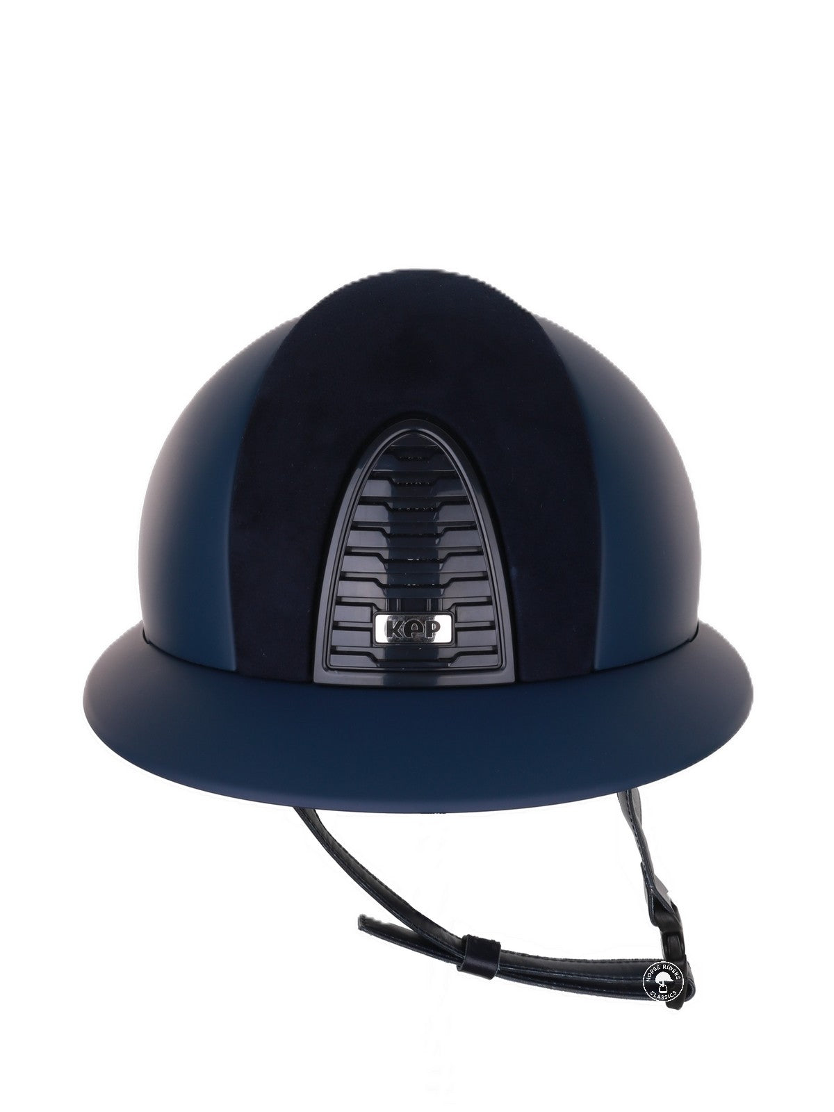 Kep Italia Riding Helmet Cromo 2.0 Matt Polo Peak RAW Frame Suede Insert Blue