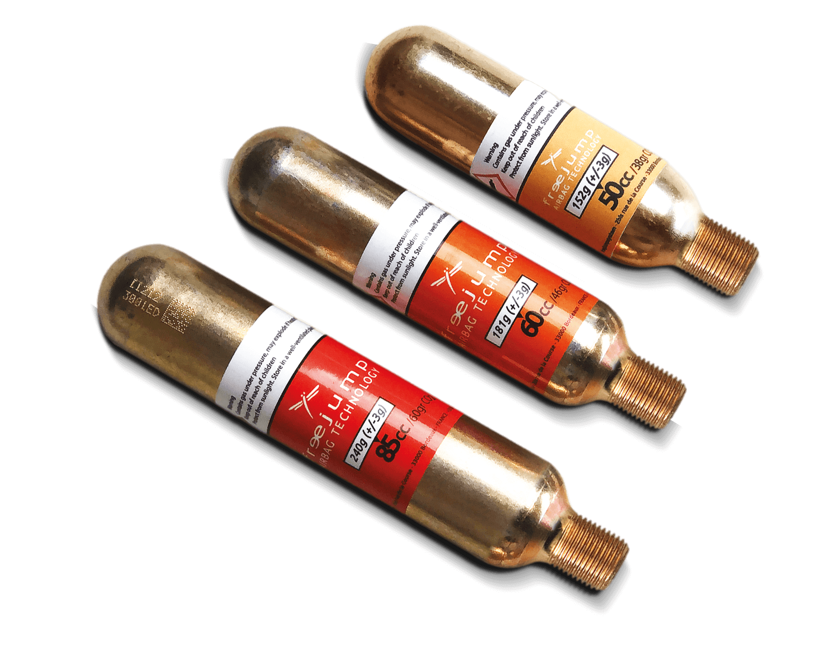 Freejump CO2 Cartridge voor Airbagvest