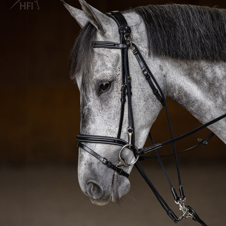 HFI Gogue Leder Zwart