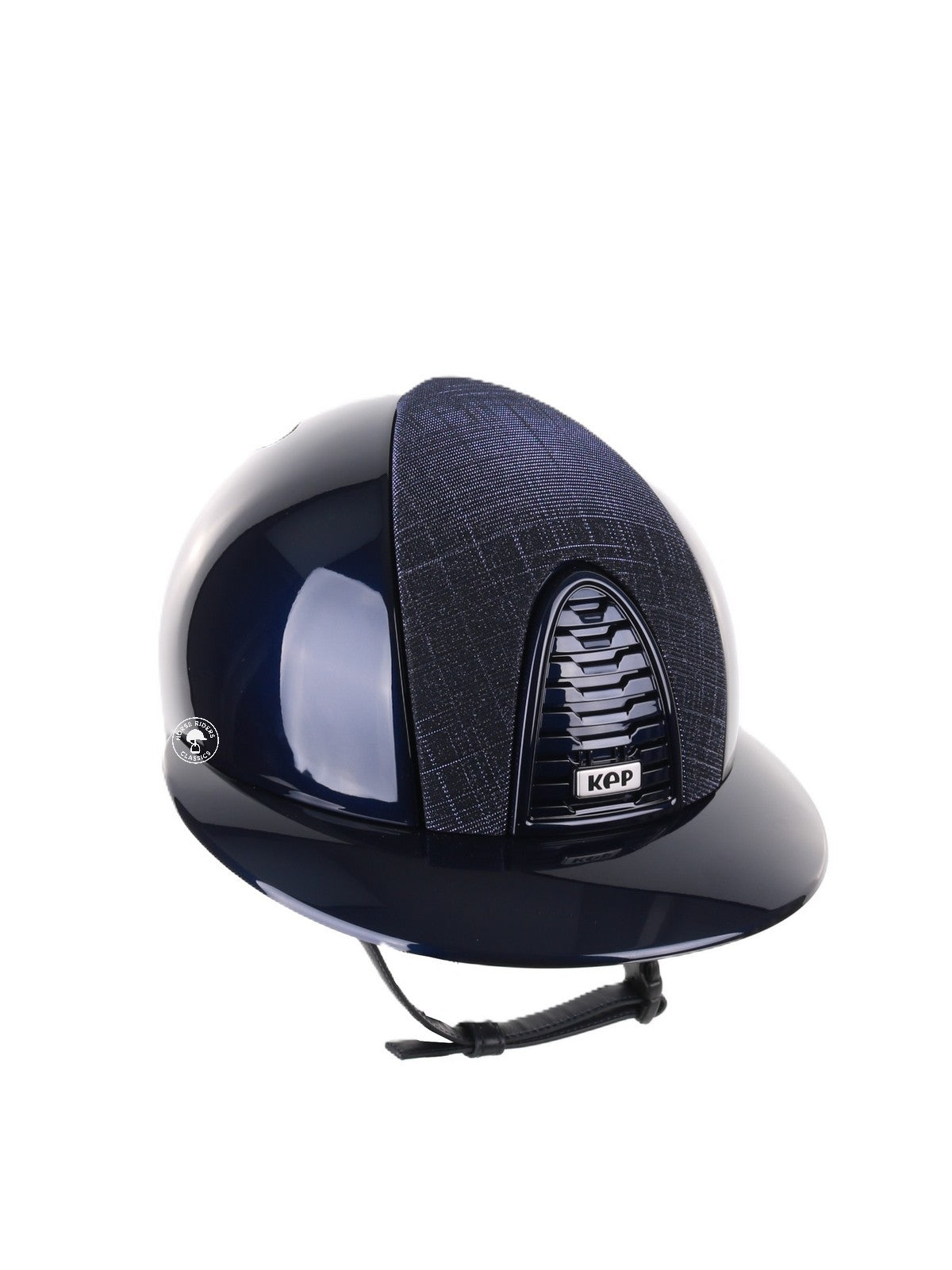 Kep Italia Riding Helmet Cromo 2.0 Polish Polo Peak Blue Galassia Insert