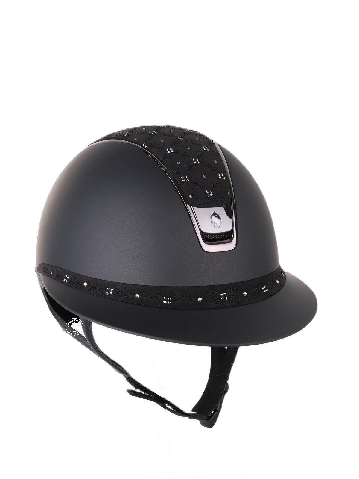 Samshield 2.0 Miss Shield shadowmatt riding helmet Royal Flower Black