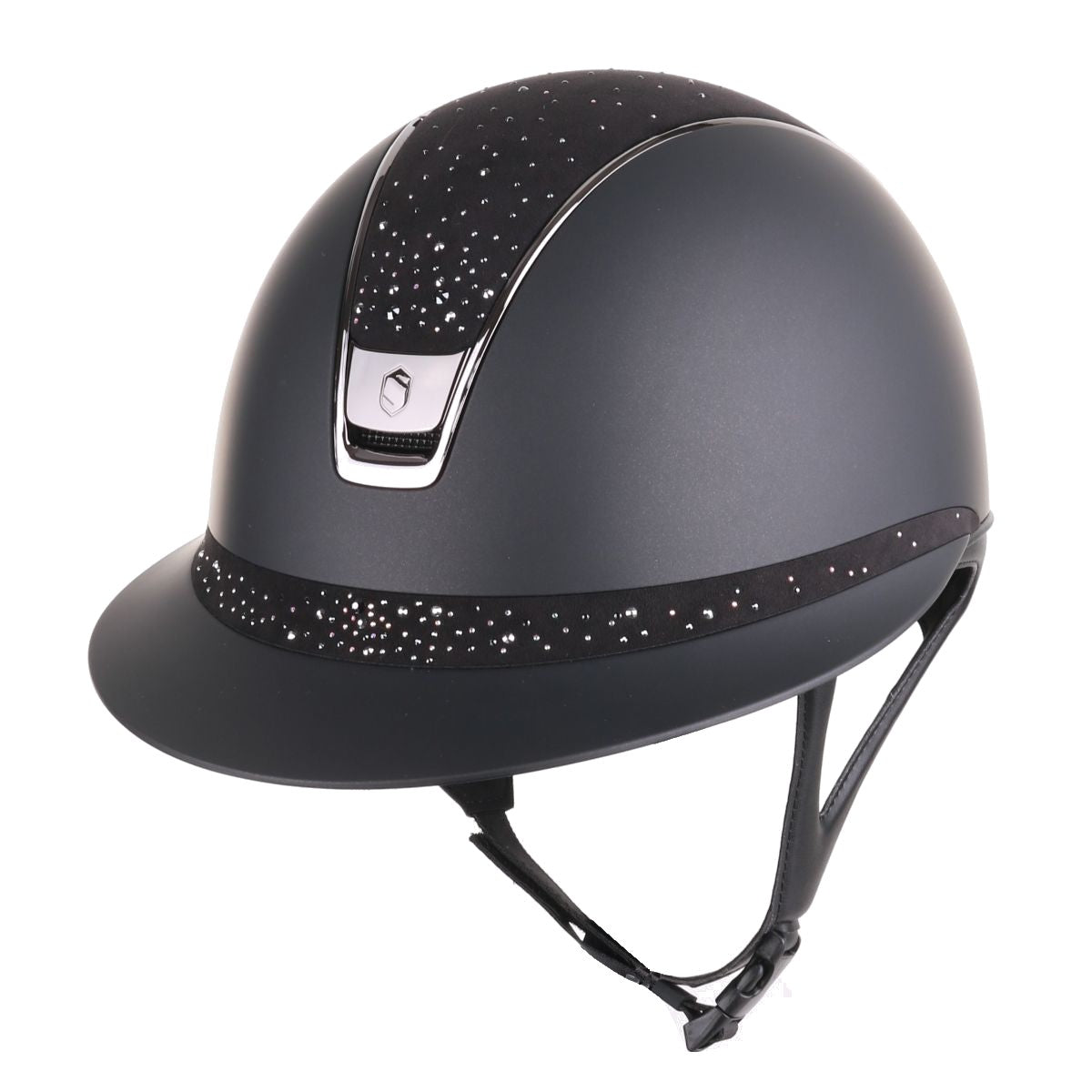 Samshield 2.0 Miss Shield shadowmatt riding helmet Crystal Rain Black