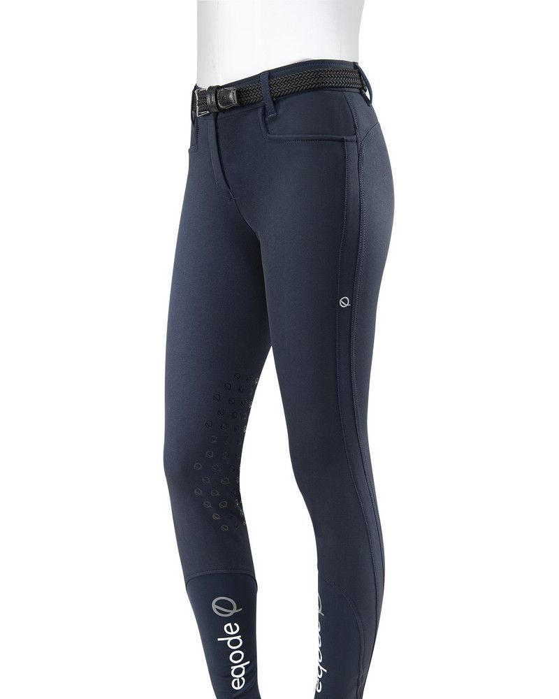 Eqode rijbroek dames knie-grip Delma Blauw Blauw NL40–I44