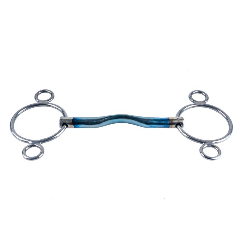 TRUST equestrian Sweet Iron 3-ring Low Port