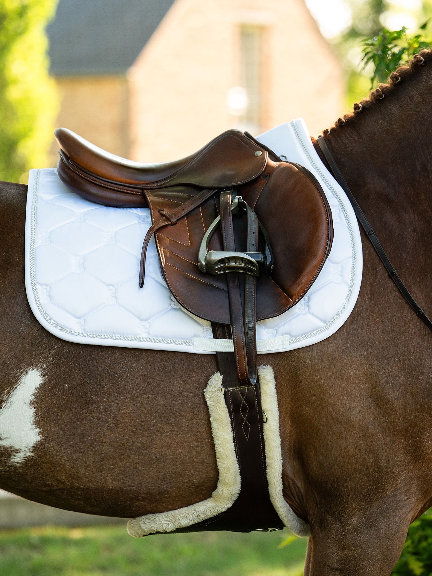 PS of Sweden jumping saddle pad Signature White