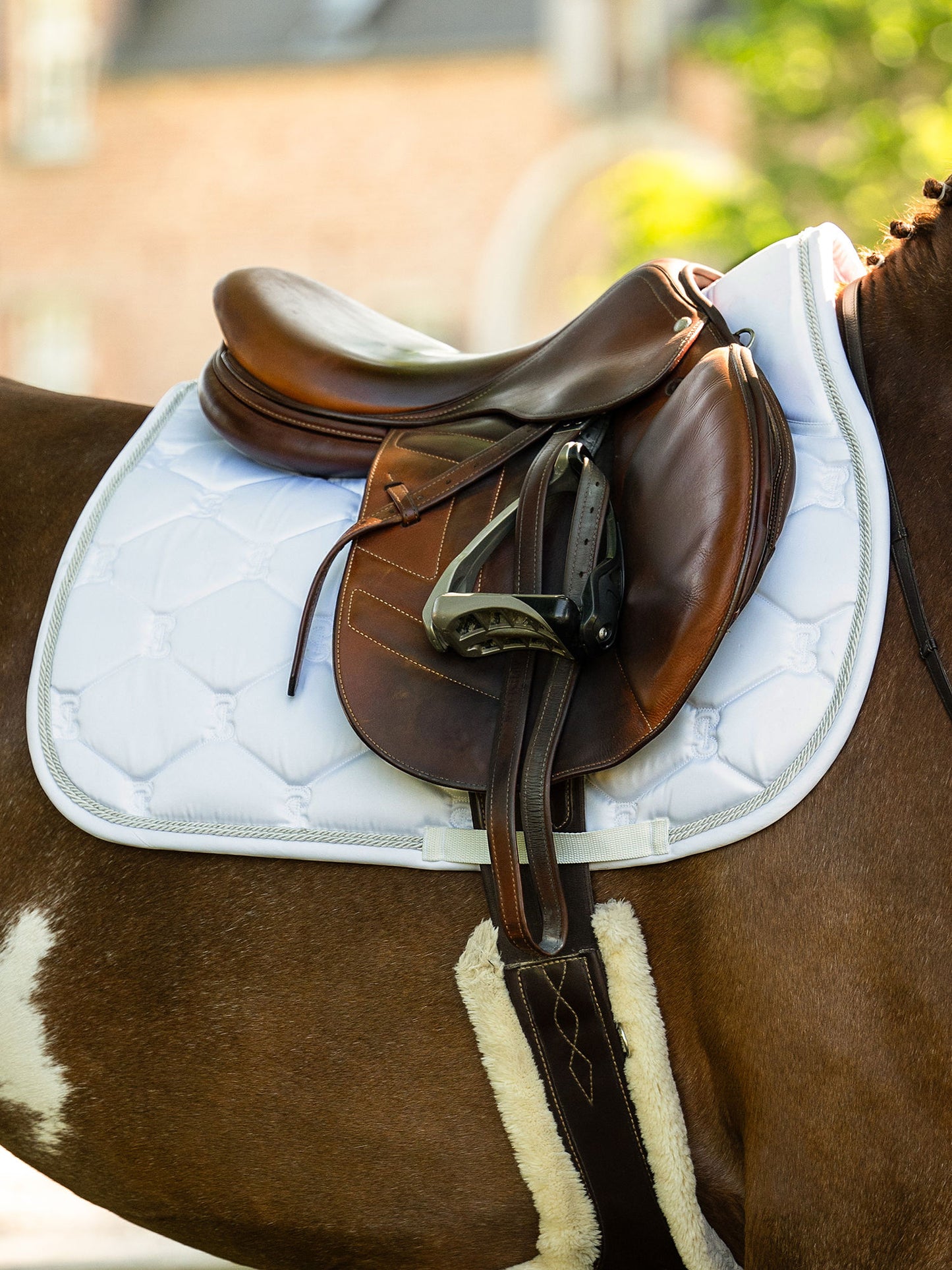 PS of Sweden jumping saddle pad Signature White