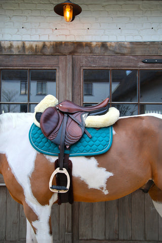 Kentucky Horsewear Zadelonderlegger Absorb Wol Beige