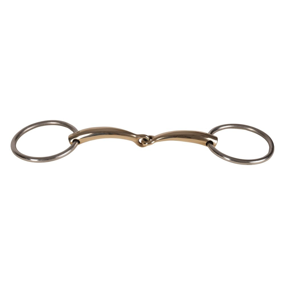 Velari Loose Ring Snaffle Single Jointed Sweet Copper 14 mm