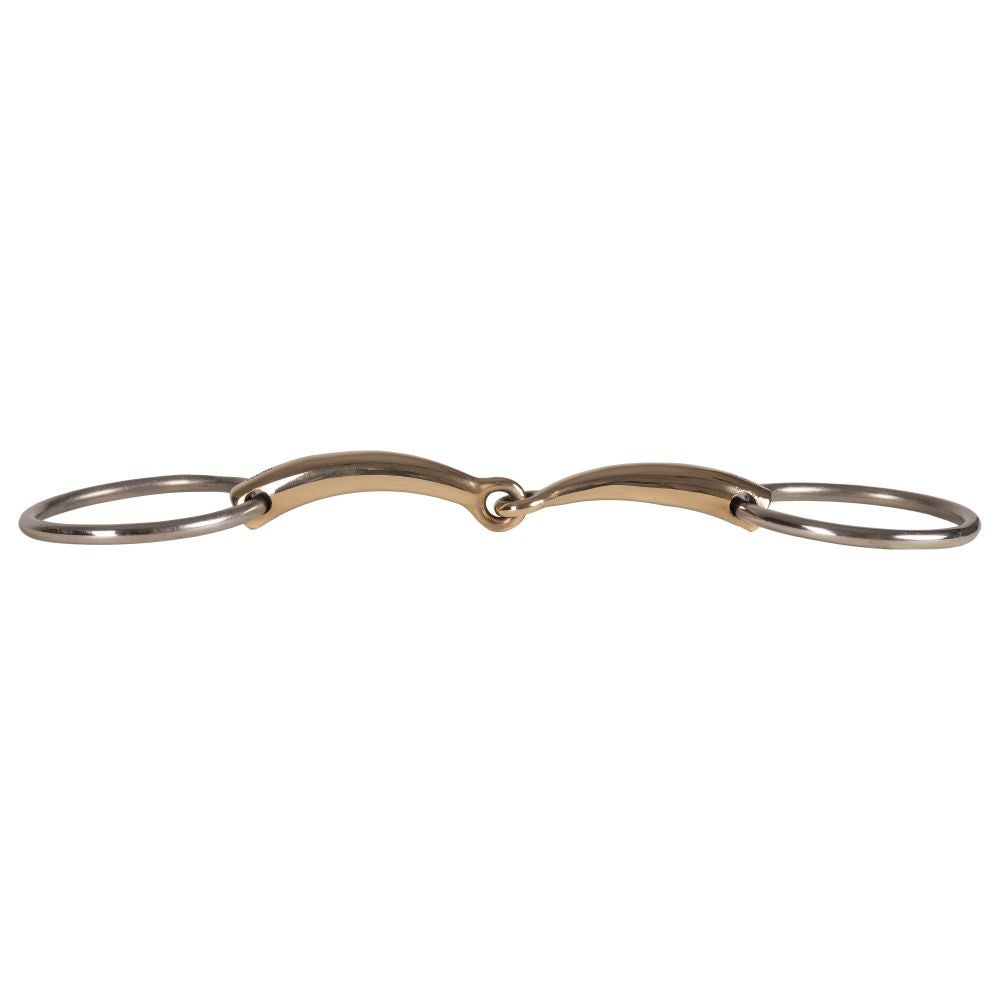 Velari Loose Ring Snaffle Single Jointed Sweet Copper 14 mm