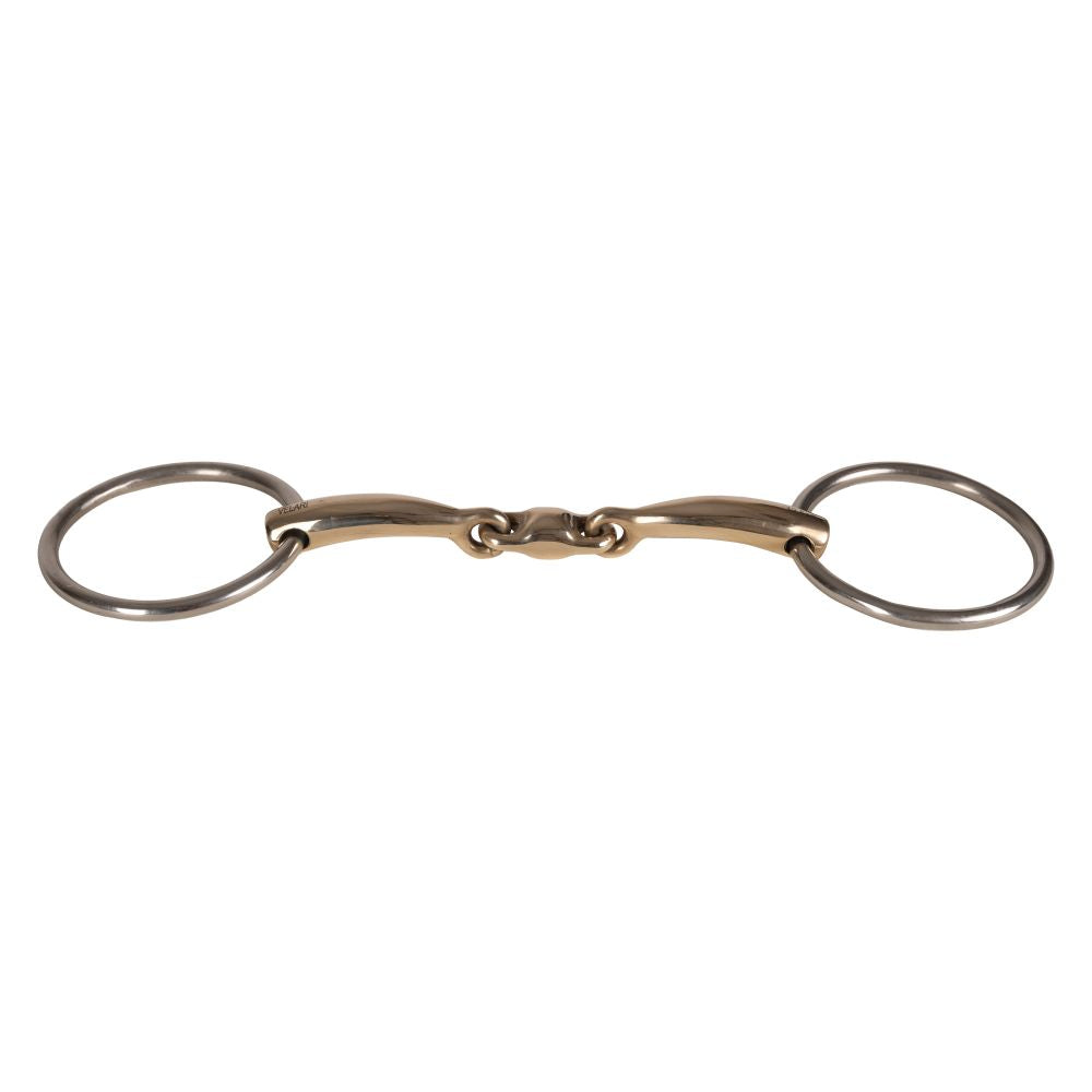 Velari Loose Ring Snaffle Double Jointed Sweet Copper 14 mm