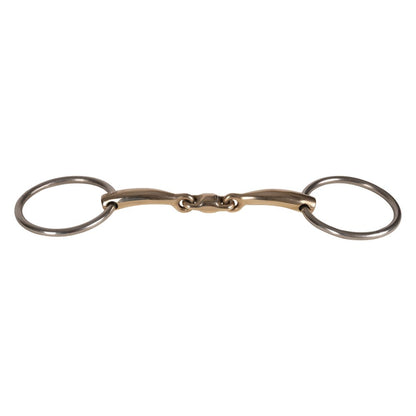 Velari Loose Ring Snaffle Double Jointed Sweet Copper 16 mm