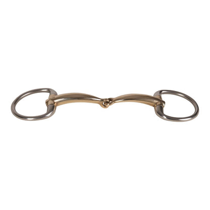 Velari Eggbutt Snaffle Single Jointed Sweet Copper 14 mm