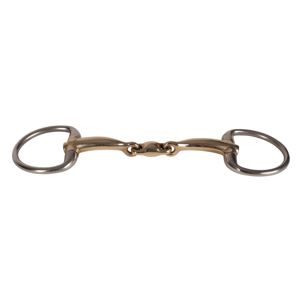 Velari Eggbutt Snaffle Double Jointed Sweet Copper 16 mm