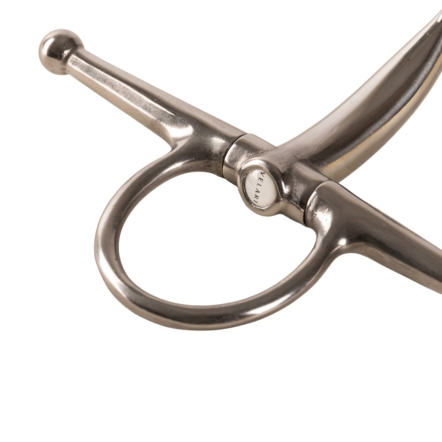 Velari Full Cheek Snaffle Double Jointed Stainless Steel 16 mm