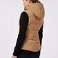 Vestrum padded vest ladies Chiba Biscuit