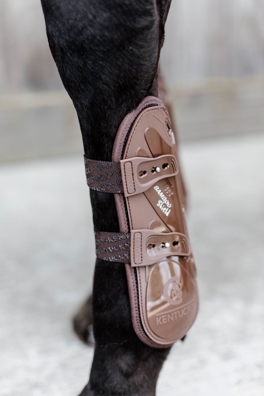 Kentucky Horsewear Tendon Boots Bamboo Elastic Brown