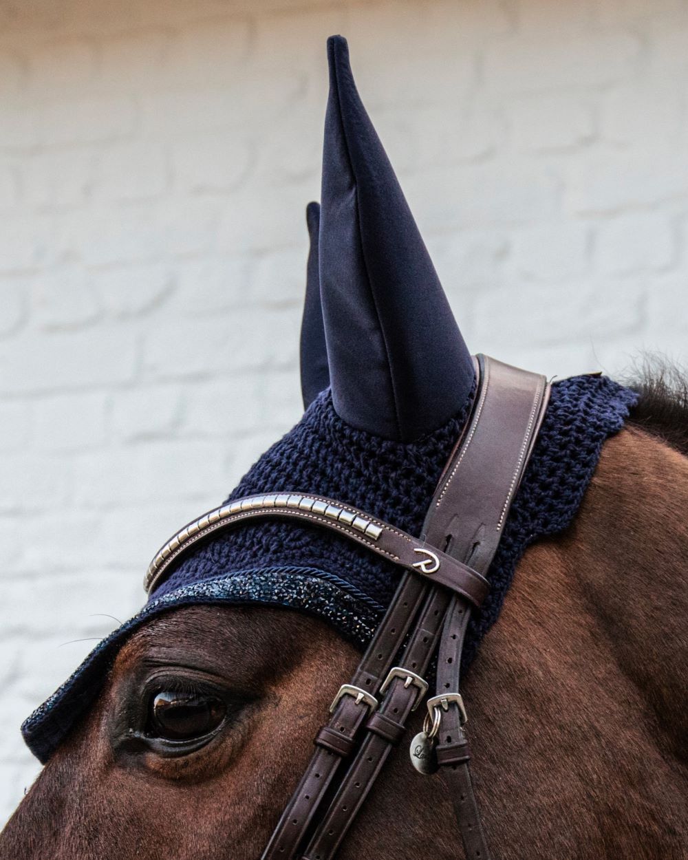 Kentucky Horsewear Vliegenmuts Wellington Glitter Stone Soundless