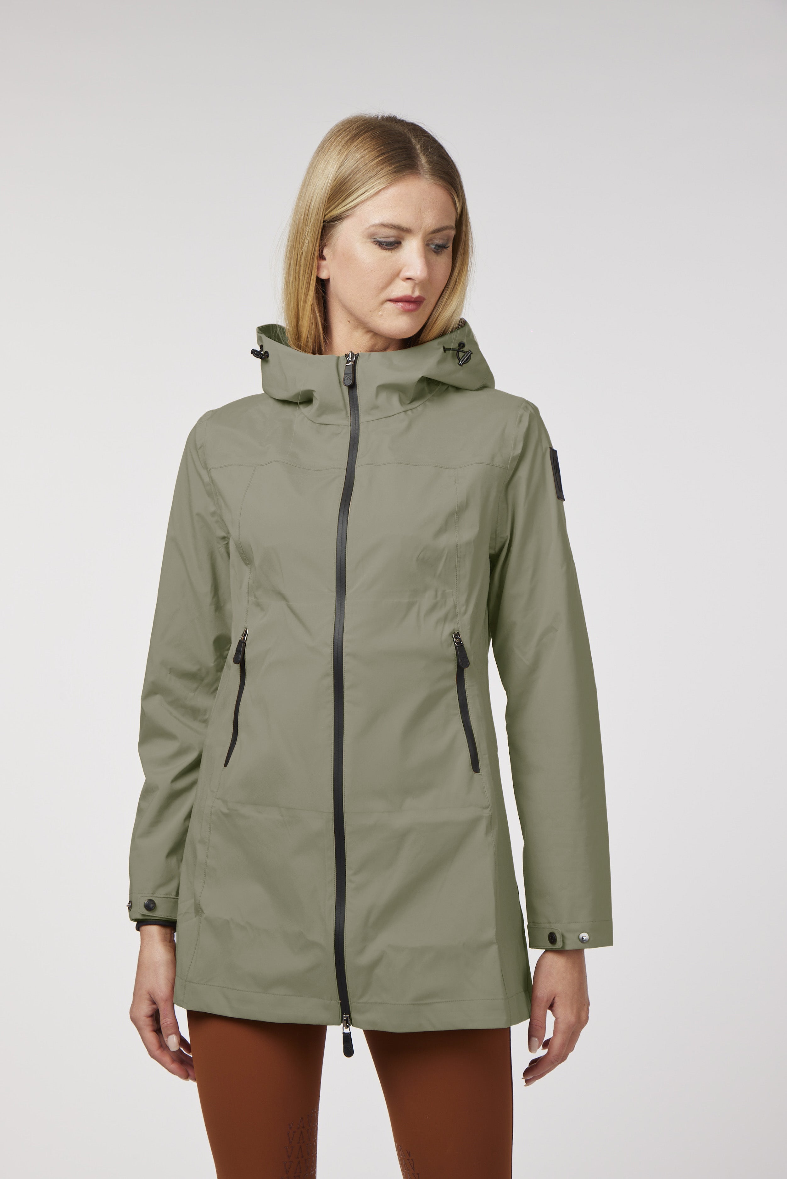 Vestrum regen parka dames Chia Silver Sage