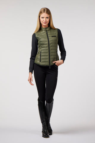 Vestrum padded vest women Cattolica Ivy Green