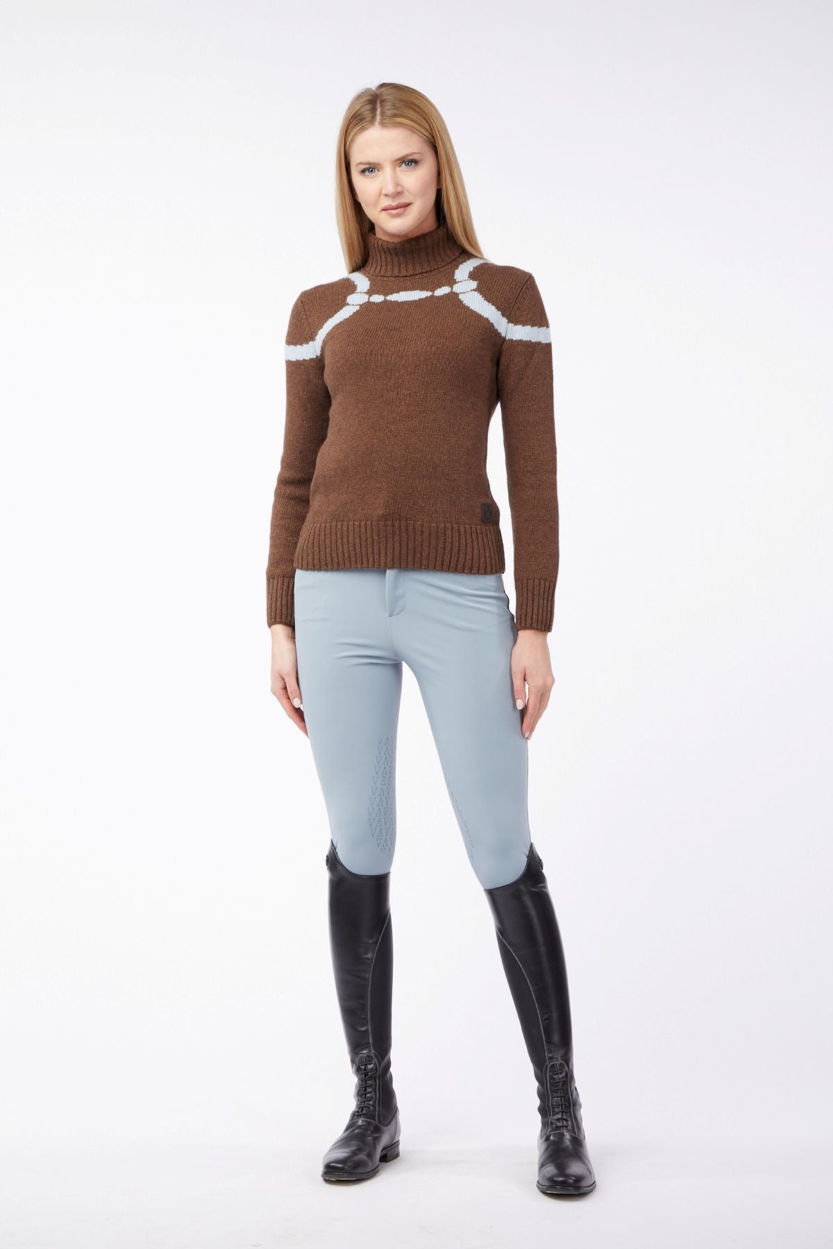 Vestrum knitted turtleneck sweater ladies Cartagena Morro-Azzurro