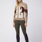 Vestrum knitted turtleneck sweater ladies Ixelles Sabbia-Marrone