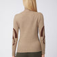 Vestrum knitted turtleneck sweater ladies Ixelles Sabbia-Marrone