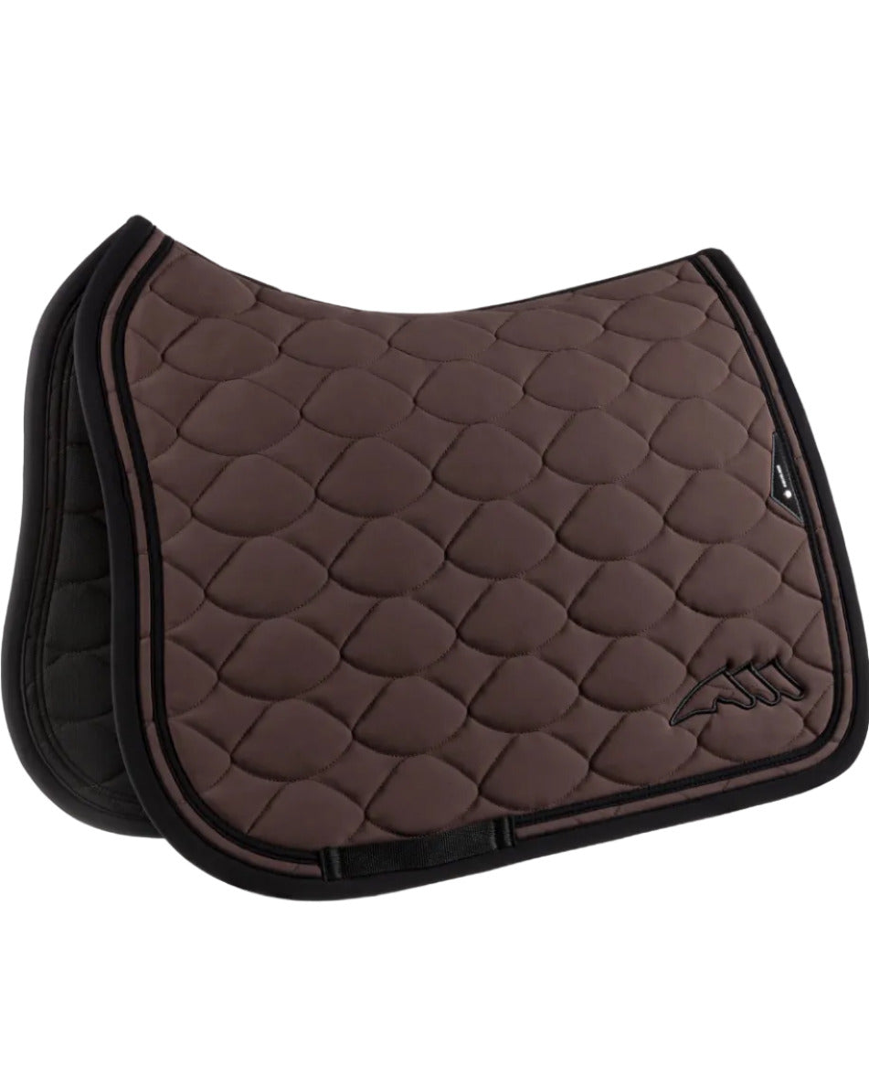 Equiline Dressage Saddle Pad Technical Fabric Eqonda Cocoa Powder