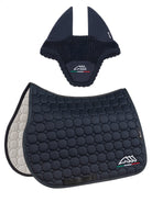 Equiline Set Zadeldek en vliegenmuts Eqflaggy Navy