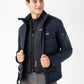 Equiline Men's Airbag Compatible Softshell Jacket Exot Navy
