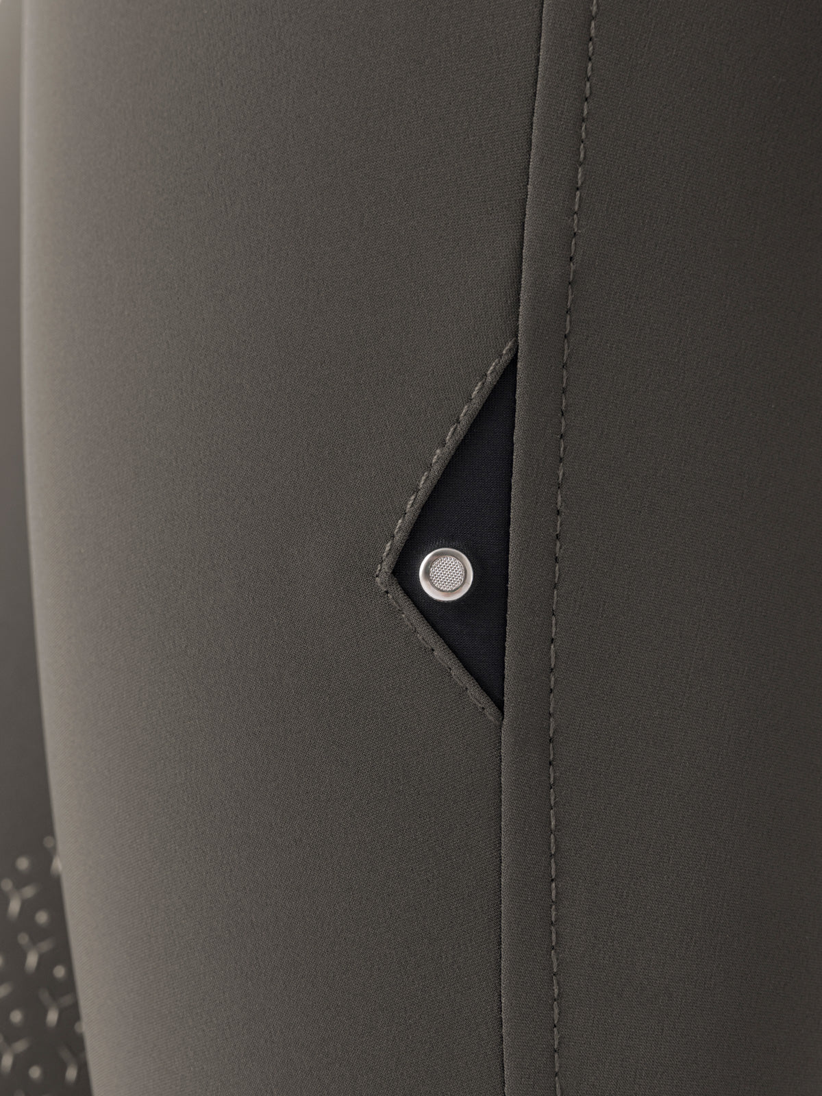 Equiline riding breeches ladies knee grip Atirk Summer Frost Grey