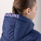 Equiline Padded Jacket Girls Cumin Navy