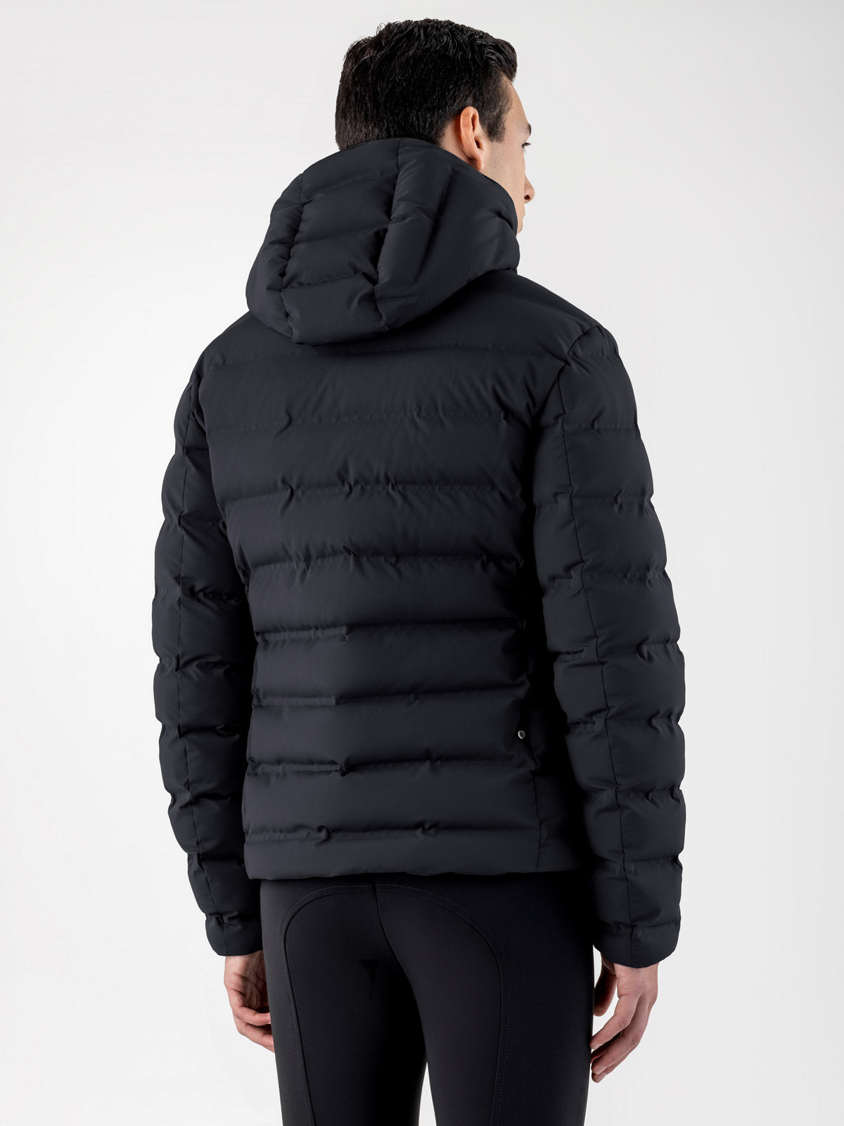 Equiline Gewatteerde Jas Heren Cermo Zwart