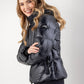 Equiline Quilted Jacket Women Coolbomb Glossy Black